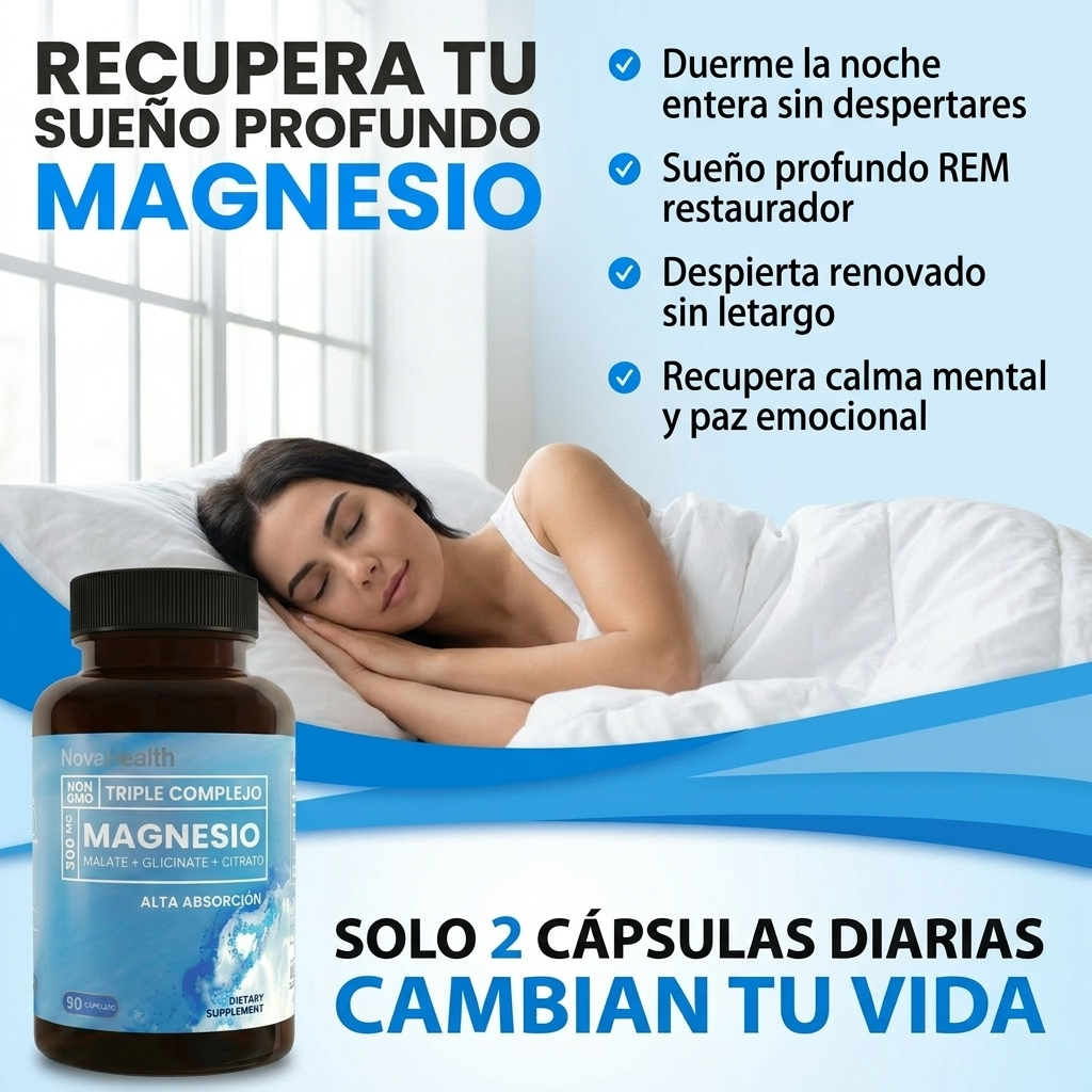 Complejo de Magnesio triple - NovaHealth®