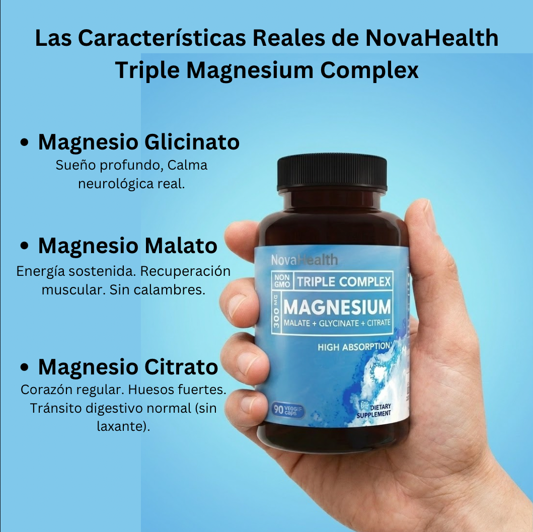 Complejo de Magnesio triple - NovaHealth®